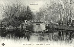 Riom - Le Lac du Square - CPA 