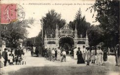 Fouras les Bains - Principal Entry of the Park of the Casino - children - CPA