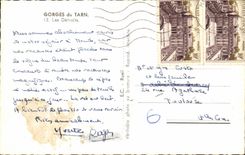 Gorges du Tarn - Les Detroits - CPA 