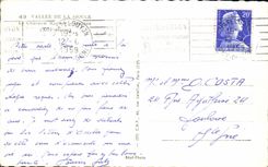 Valley of Sioule - the Castle - CPA