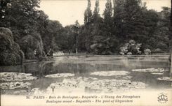 Paris - 16 - Bois de Boulogne - Bagatelle - L'Etang des Nenuphars - CPA 