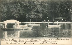 Paris - 16 - Bois de Boulogne - Les Bateaux sur le Lac - CPA 