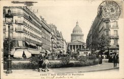 Paris - 5 - the Pantheon - Street Soufflot - CPA
