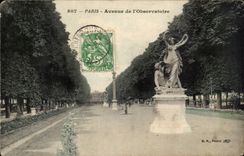 Paris - 14 - Avenue of the Observatory - CPA