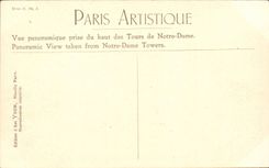 Paris - 4 - Les Chimeres - Notre Dame - aigle - eagle - CPA 