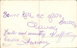 Festivals - Good Festival - Flowers - Gate Happiness - Horse has Fer - CPA