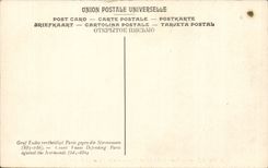 Arts - Tableau - Schnetz - Le Comte Eudes defend Paris contre les Normands - CPA 