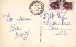 Saint Christophe CPA Statue du Saint 