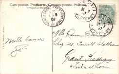 CPA Fantaisie Moulin a vent Windmill