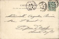 CPA Bayonne the bridge St Spirit and the tiny room