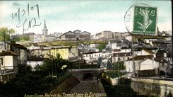 CPA Angouleme Entree du tunnel ligne de Bordeaux
