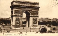 Paris - 8 - Arc de Triomphe - CPA