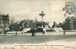 Paris - 12 - Fontaine Monumentale - Place Daumesnil - CPA 