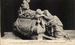 Paris - 5 - Church of the Sorbonne - Tomb of the Cardinal Richelieu CPA