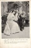 Fantaisie - Couple - Mariage - Wedding - Couple - Bride - CPA 