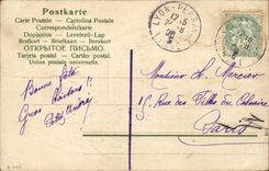 Fantasy - Child - tulip - Sweet child with tulip to border - CPA