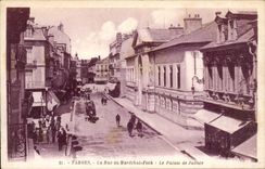 Tarbes - the street of the Foch Marshal - Law courts - CPA