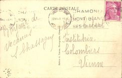 Chamonix - Argentiere et le Mont Blanc - CPA 