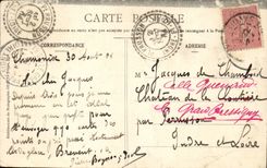 Chamonix - Vue Generale et le Mont Blanc - CPA 