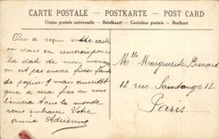 Paris - 4 - Tour St Jacques CPA ( carte toilee ) 