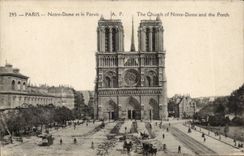 Paris - 4 - Notre Dameet le Parvis CPA 