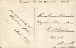 Fantasy - Child - dog - Little Girl with friendly dog - Good Festival - CPA