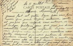 Montpellier - Un Baiser de Montpellier - train - zug - gare - CPA 