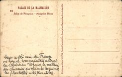 Palate of Malmaison - Reception room - - CPA