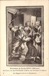 Illustration de Charles Eisen 1762 pour les Contes de la Fontaine - CPA 