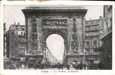 Paris - 10 - the Gate St Denis - CPA