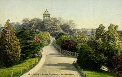 Paris - 19 - Chaumont Hillocks - View-point CPA