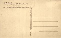 Paris - 18 - Le Sacre Coeur et Montmartre CPA