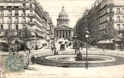 Paris - 5 - the Pantheon - Street Soufflot - CPA