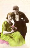 Fantaisie - Couple - 50's couple - CPA 