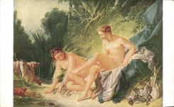 Arts - Tableaux - Boucher - Musee du Louvre - Paris - Premier Peintre du Roi - CPA 