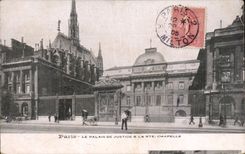 Paris - 1 - Le Palais de Justice - Ste Chapelle - CPA 