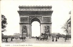 Paris - 8 - Arc de Triomphe of Etoile - CPA
