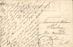 Paris - 14 - the Lion of Belfort - CPA