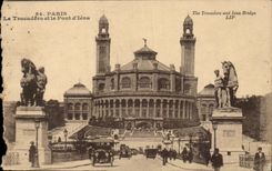 Paris - 16 - Le Trocadero et le Pont d'Iena - CPA 