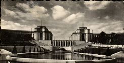 Paris - 16 - Le Palais de Chaillot vu des Jardins - CPA 