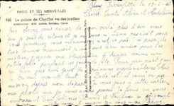 Paris - 16 - Le Palais de Chaillot vu des Jardins - CPA 