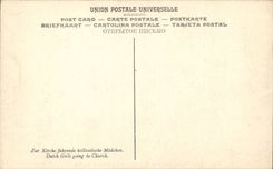 Arts - Tableaux - Musee de Liege - Van Hove - Jeunes Filles Hollandaises allant a l'Eglise - CPA 