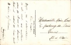 Fantaisie - Couple - Bonne Annee - Romance in the air - CPA