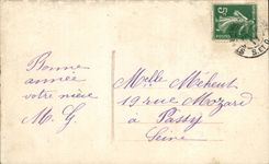 Fantasy - Children - Good Anne - Horse has iron - horseshoe - CPA