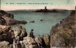 Agay CPA Corniche d'or Rocher du Dramont et l'ile d'or