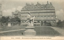 Paris - 12 - Monument de Watteau - Parc de l'Enfant CPA 