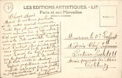 Paris - 8 - Panorama of the Place of Harmony CPA