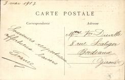 Paris - 11 - der Ort der Bastille CPA