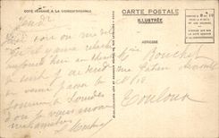 CPA Lourdes the valley of Gave and the chain of the Pyrenees seen of the Peak of Jer