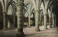 CPA Mont Saint Michel the room of the knights
